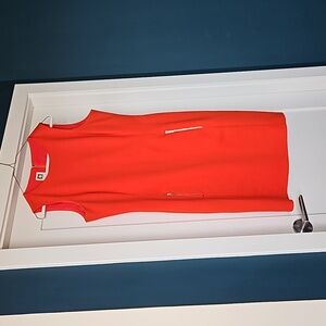 Anne Klein dress.  Size 12. Orange red